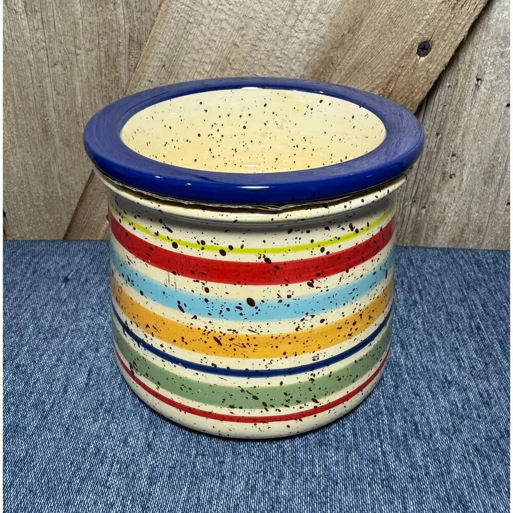 Pfaltzgraff Sedona Dip Server Cooler Warmer Server Set Southwestern Colors 4.5